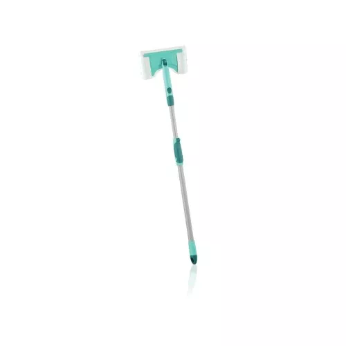 LEIFHEIT Tile and Bathroom Brush with Telescopic Handle 93-150cm Bath Cleaner micro duo