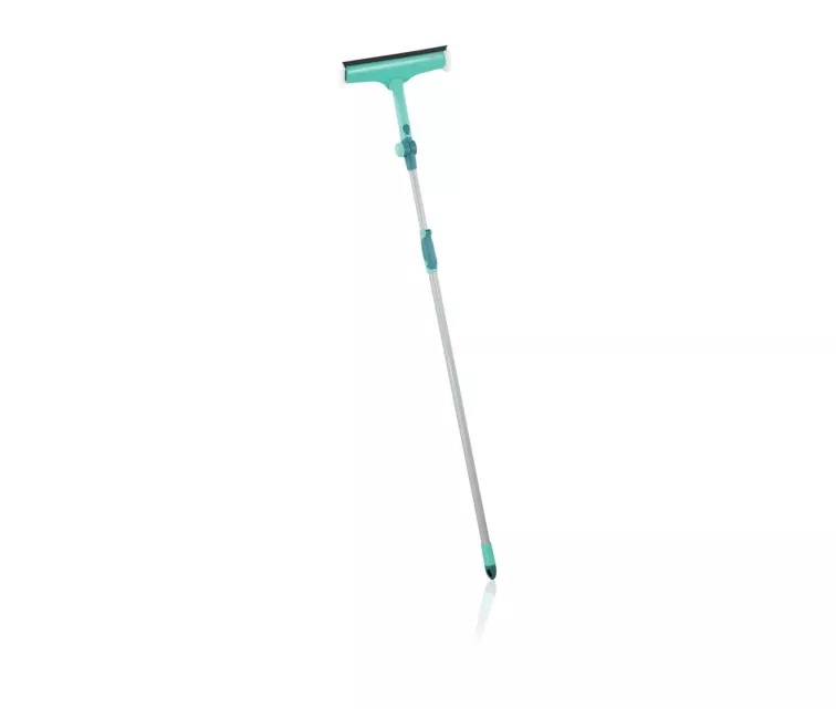 LEIFHEIT Window Cleaner and Brush with Telescopic Handle 120-200cm Brush Window Cleaner