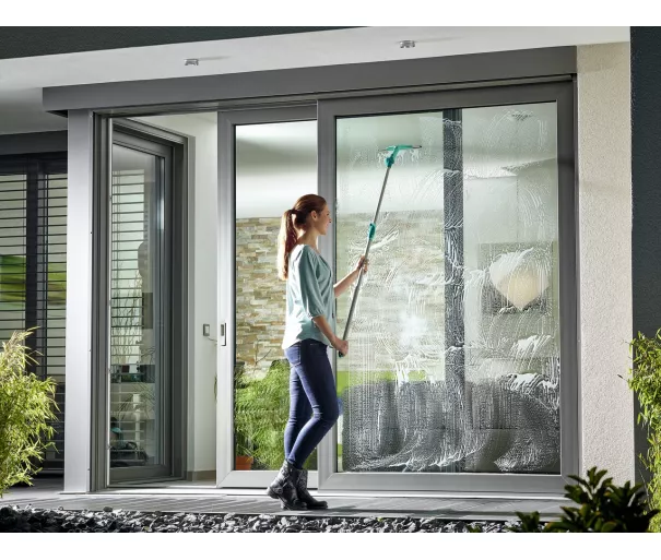 Window cleaning set with telescopic handle Set squeege 2in1 XL Pro Reach Telescope 4m