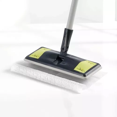 Floor brush for dust collection Dust Mop 25.8x10.5cm with 10 cloths 29.5x21.5cm