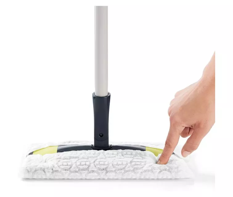 Floor brush for dust collection Dust Mop 25.8x10.5cm with 10 cloths 29.5x21.5cm