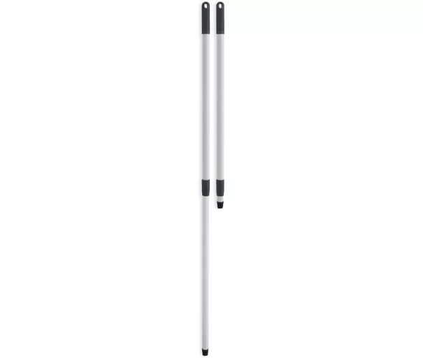 Telescopic brush handle 80-140cm light grey