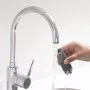 Water filter for tap adjustable