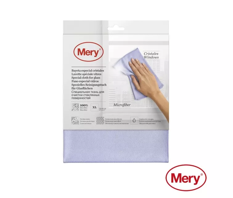 Mikropluošto audinys stiklinių paviršių valymui, 30 x 40cm