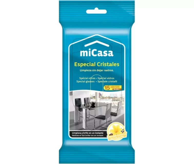 Niisked salvrätikud klaaspindadele, 15 tk.