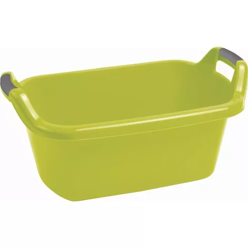 Тазик с ручками овальный 35л зеленый