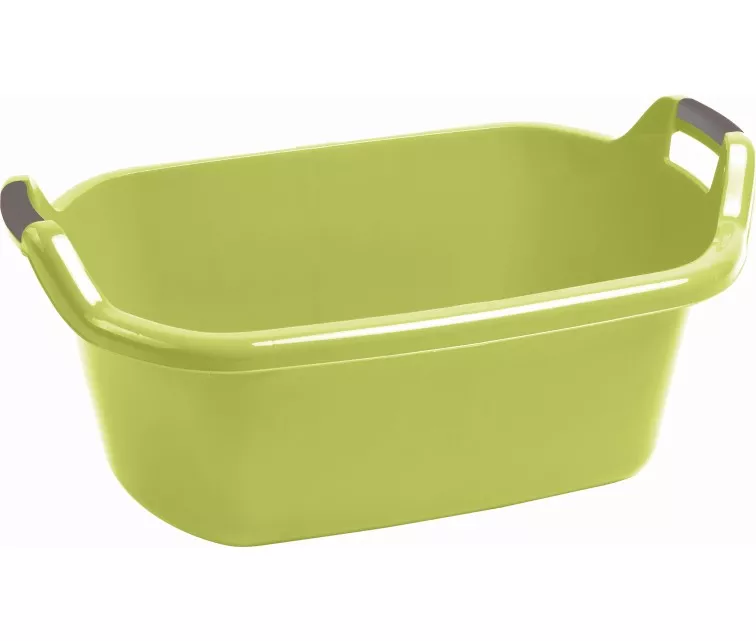 Тазик с ручками овальный 55л зеленый
