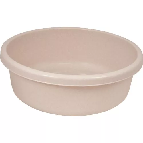 Тазик круглый 18л бежевый