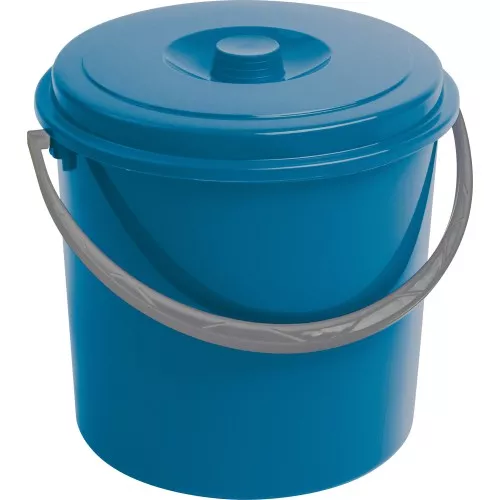 Ведро с крышкой 16л синее