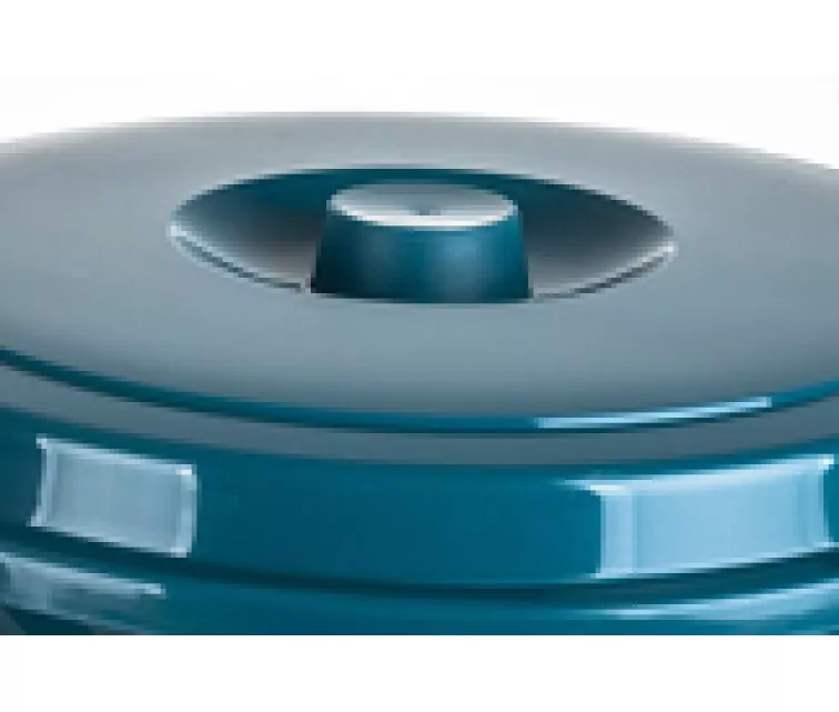 Kibiras su dangčiu, 16 l, mėlynas