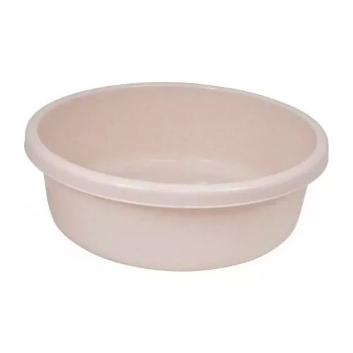 Тазик круглый 9л бежевый
