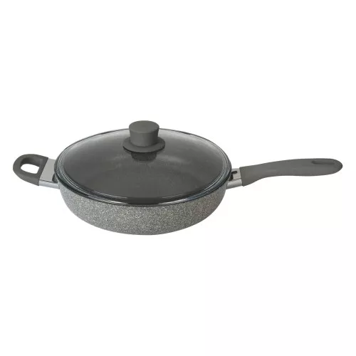 Глубокая сковорода с муранской крышкой Ø28см/4,5мм