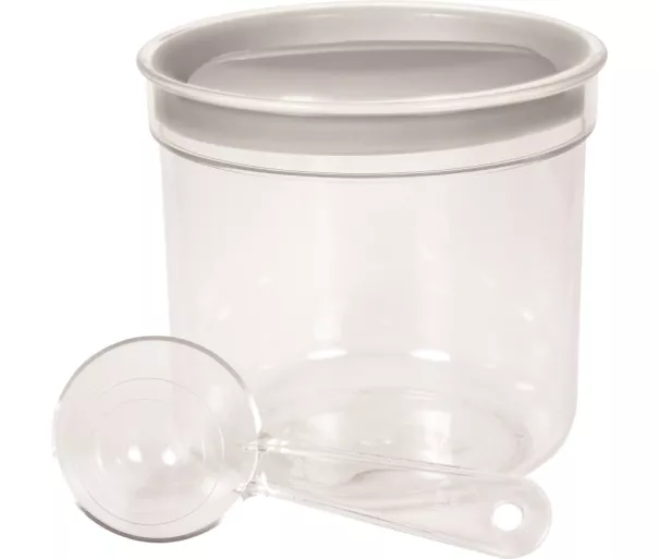 Ümmargune säilituspurk lusikaga, 1l