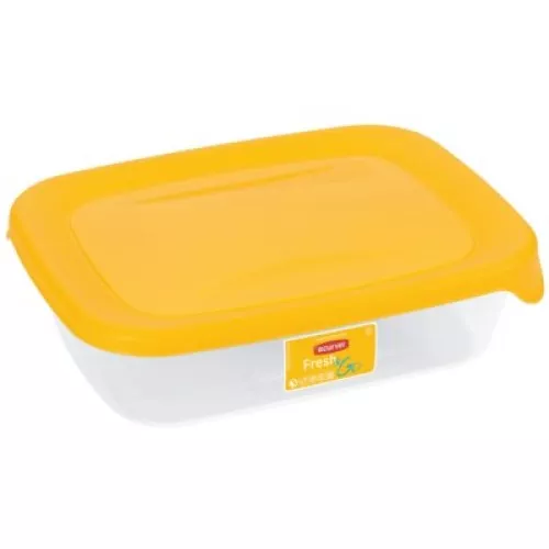 Food container rectangle 5L Fresh&Go yellow