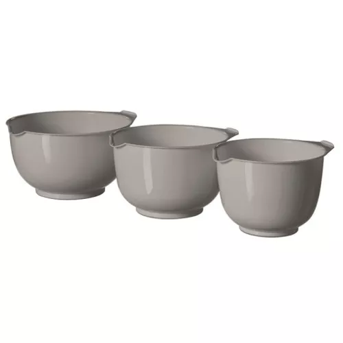 Mixing bowl set 3pcs 1,5+2+2,5L light grey