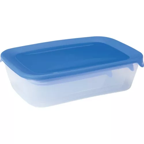 Набор из 3 контейнеров для еды, прямоугольник 2+1+0,5 л Fresh&Go синий