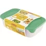 Food bowl set 3 pcs rectangle 2+1+0,5L Fresh&Go mix