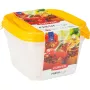 Миска для еды набор из 3, квадратная 3x1,2 л Fresh&Go желтая