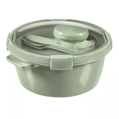 Контейнер для пищевых продуктов Lunch Kit круглый 1,6 л Smart Eco To Go Ø22x10cm светло-зеленый