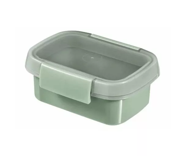 Food container Snack rectangle 0,2L Smart Eco To Go 12x9x5cm soft green