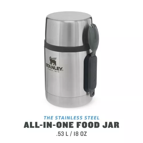 Tермос для еды The Stainless Steel All-In-One Food Jar 0,53Л стальной