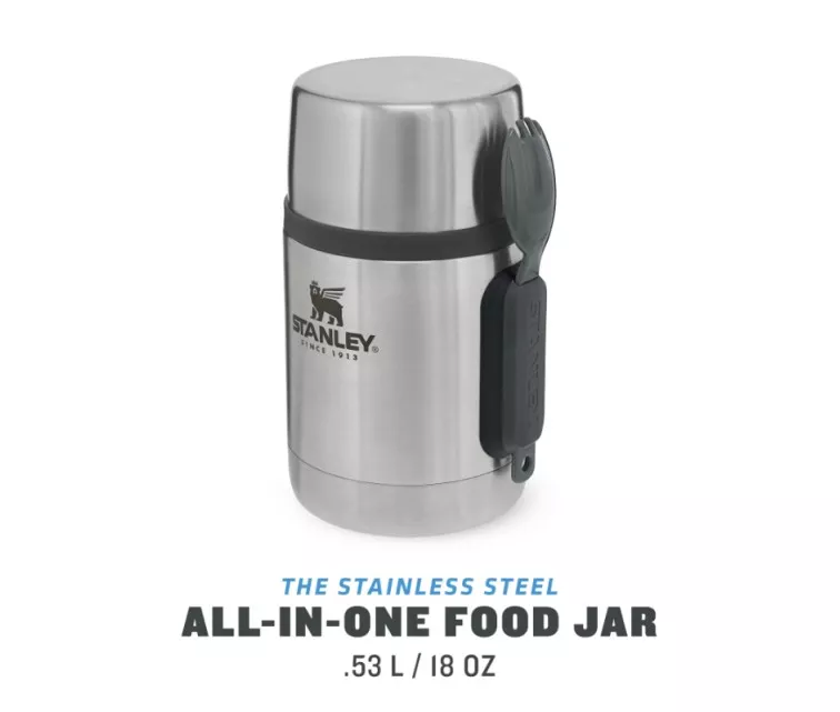 Tермос для еды The Stainless Steel All-In-One Food Jar 0,53Л стальной