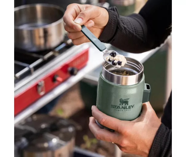 Термос для еды The Legendary Food Jar + Spork 0,4л зеленый