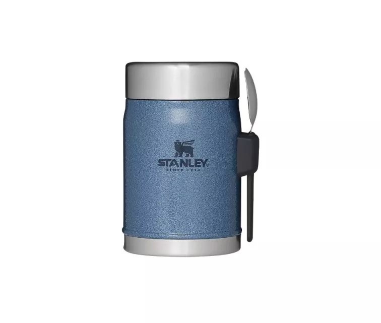 Food thermos The Legendary Food Jar + Spork 0,4L light blue