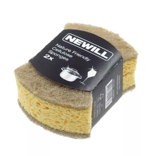 Натуральные целлюлозные губки, 2 шт.