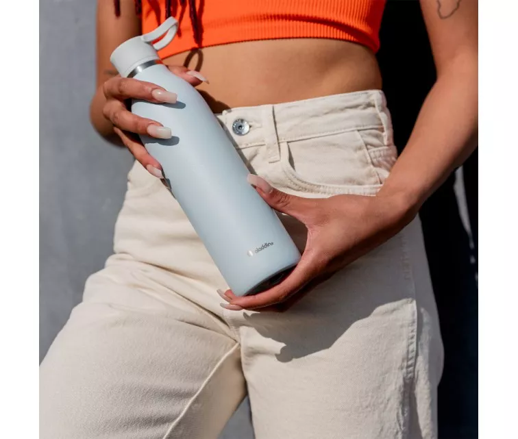 CityLoop Thermavac eCycle veepudel 0.6L, taaskasutatud roostevaba. Teras / helesinine