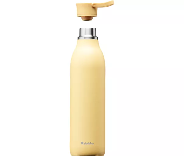 Thermobottle CityLoop Thermavac eCycle Water Bottle 0.6L, recycled stainless. Steel / Yellow