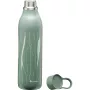 Термо бутылка CityLoop Thermavac eCycle Water Bottle 0.6Л, переработанная из нержавеющей стали / серо-зеленая Leaf