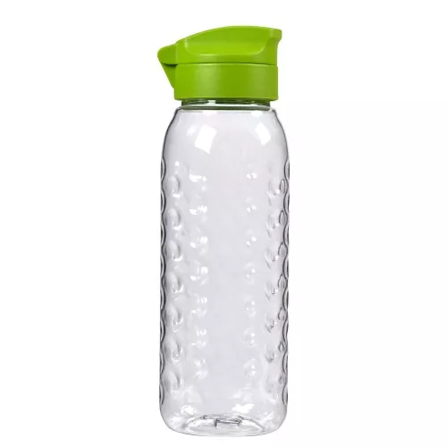 Бутылка Dots Bottle 0,45л прозрачная/зеленая