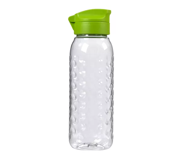 Bottle Dots Bottle 0,45L transparent/green