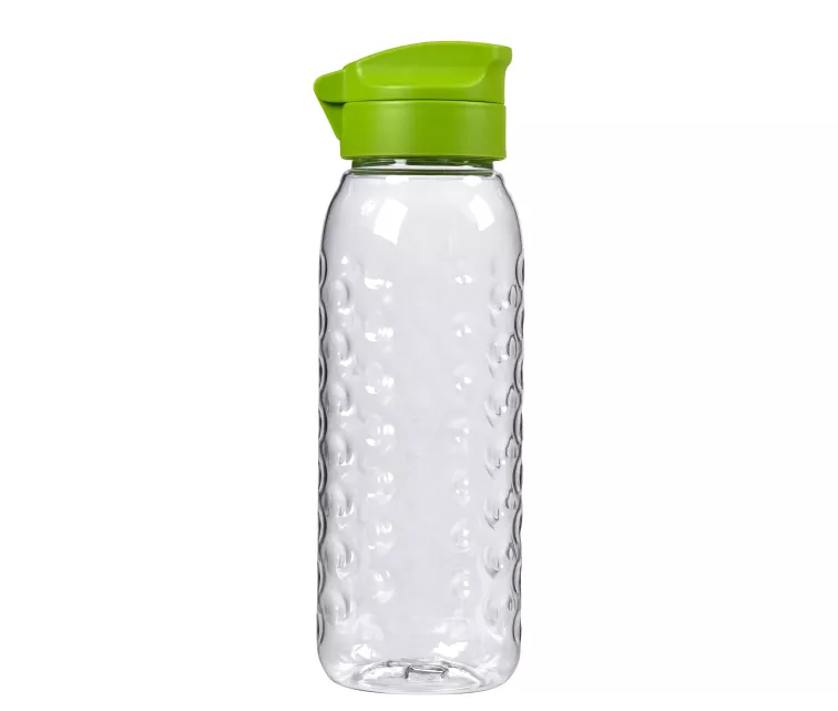 Pudel Dots Bottle 0,45L läbipaistev/roheline