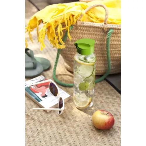 Бутылка Dots Bottle 0,45л прозрачная/зеленая