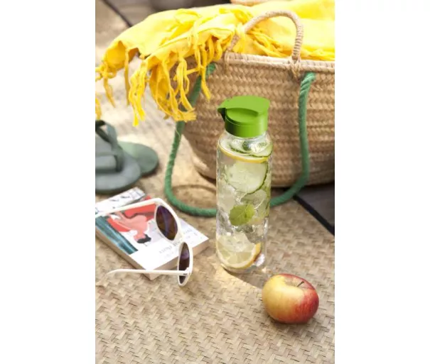 Bottle Dots Bottle 0,45L transparent/green