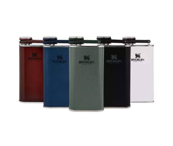 Pläsku The Easy-Fill Wide Mouth Flask 0,23L roheline