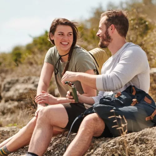 Фляга The Easy-Fill Wide Mouth Flask 0,23Л зеленый