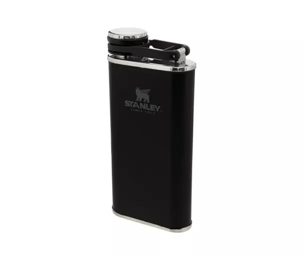 Pläsku The Easy-Fill Wide Mouth Flask 0,23L matt must