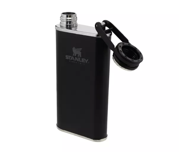 Pläsku The Easy-Fill Wide Mouth Flask 0,23L matt must