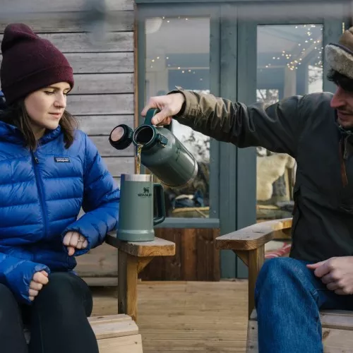 Alaus ąsotis "Easy-Pour Growler Classic" 1,9 l žalias