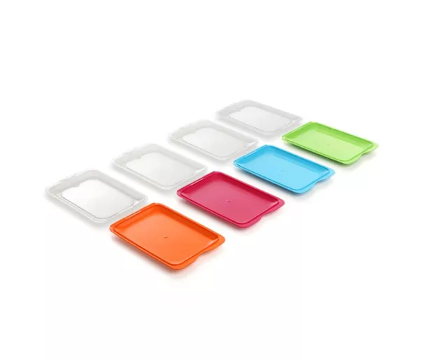 Maisto laikymo indas šaltai pjaustytiems produktams laikyti Švieži 17x25,2x3,2cm mėlynas