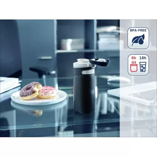 Termokruus LEIFHEIT Flip 350ml, must