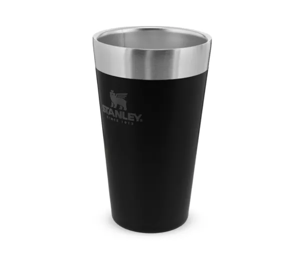 Пивная кружка The Stacking Tumbler 0,47 л матовая черная