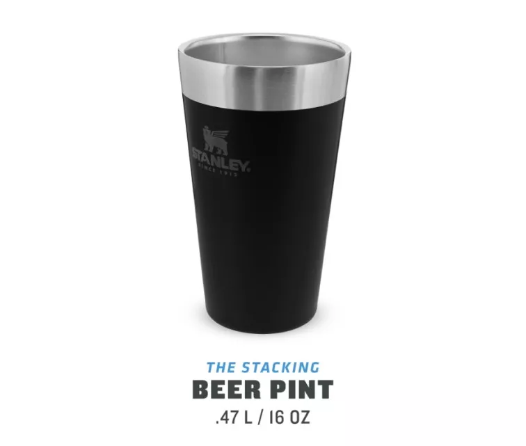 Beer mug The Stacking Tumbler 0,47L mat black