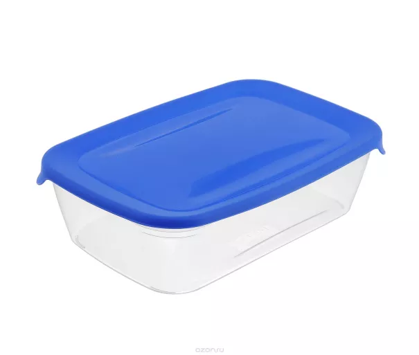 Контейнер для продуктов прямоугольний 1л Fresh&Go синий