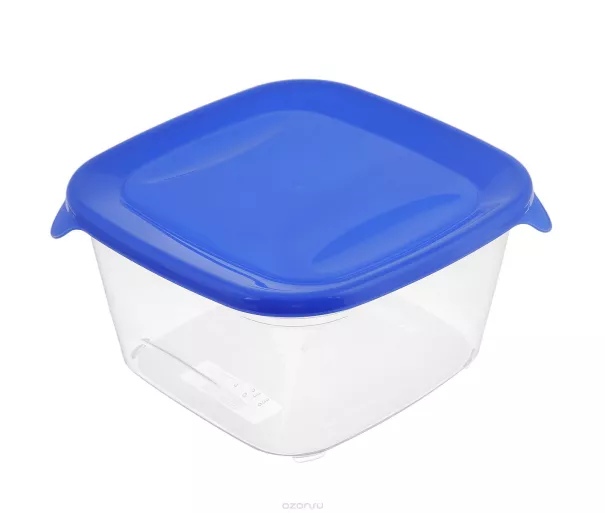 Food container square 1,2L Fresh&Go blue