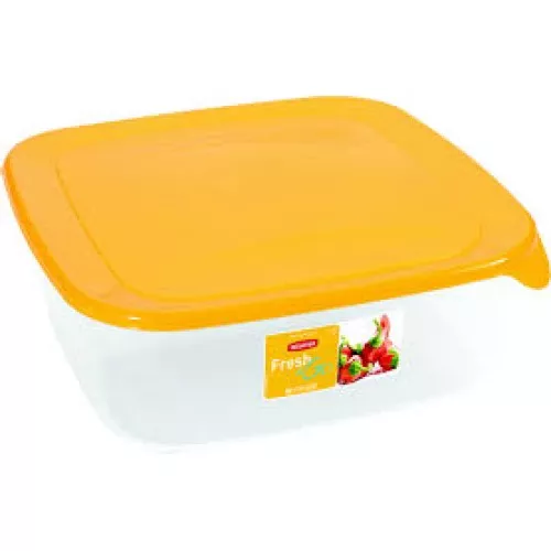 Food container square 2,9L Fresh&Go yellow