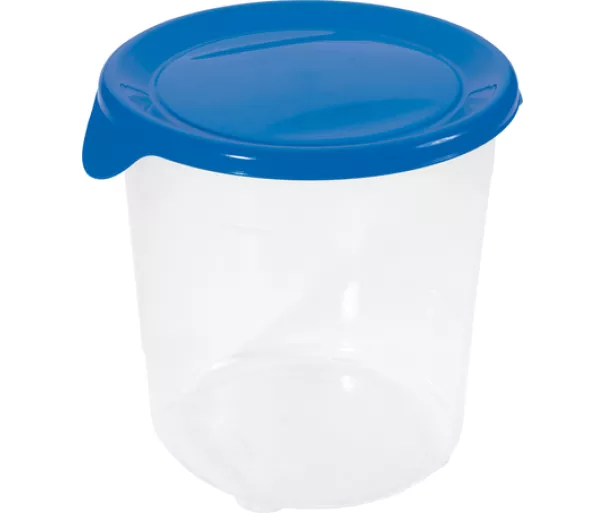 Food container round 1L Fresh&Go blue